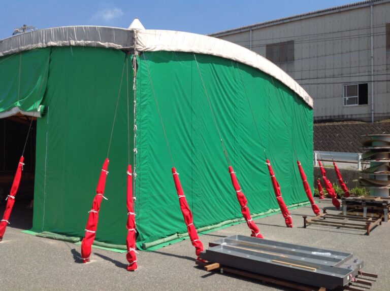仮設用テント倉庫レンタル02
